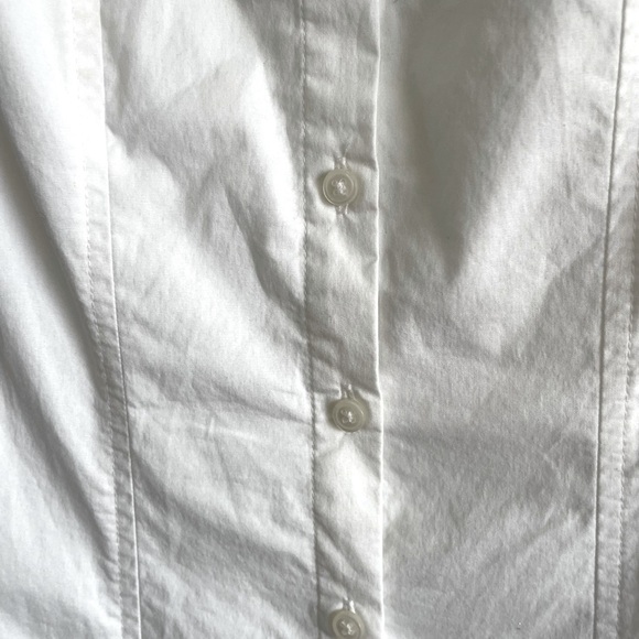 Banana Republic White Sleeveless Sundress Size 4 - Picture 3 of 4